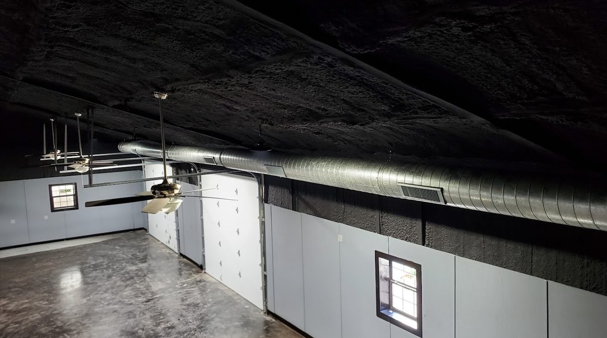 Overhead Distribution, Commercial ceiling ductwork