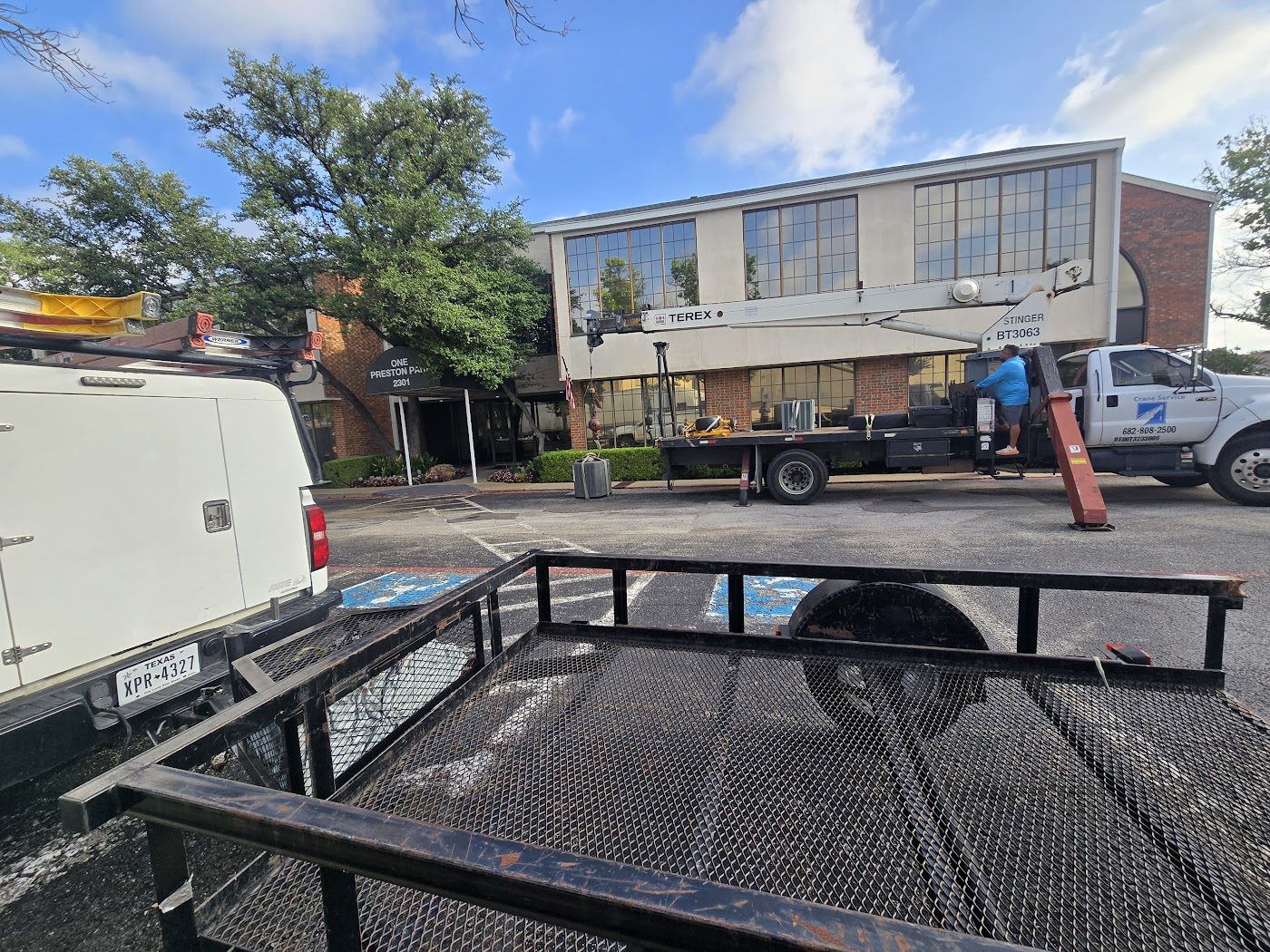 Greentech USA service vehicles equipped and ready for HVAC jobs across the DFW metroplex